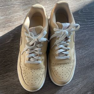 Camel colored Nikes